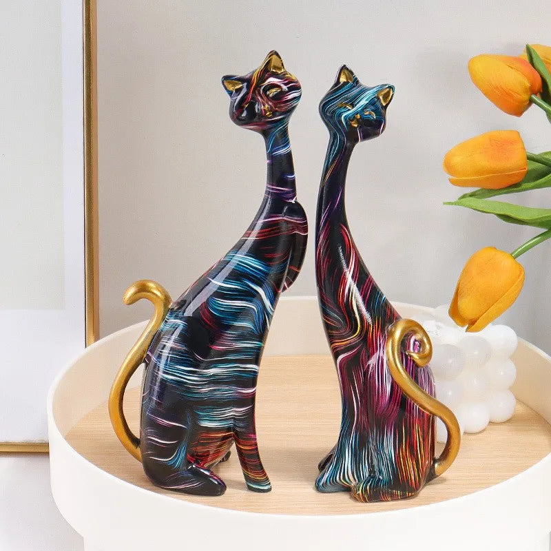 Escultura Gato Nórdico